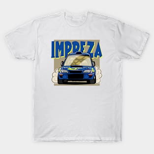 Subie 22B Rally Caricature T-Shirt